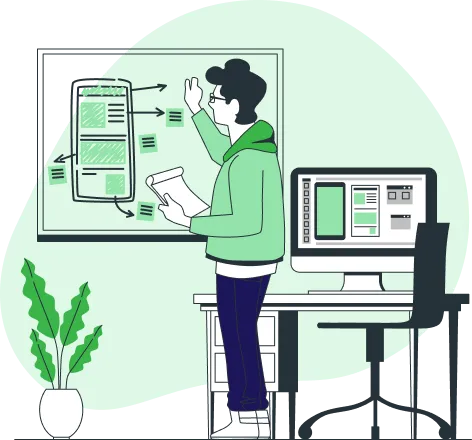 وکتور طراحی اپلیکیشن موبایل
