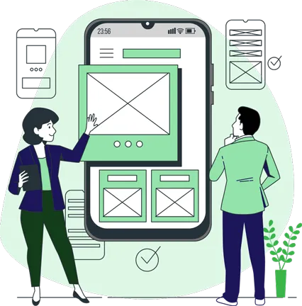 دانلود وکتور طراحی اپلیکیشن موبایل